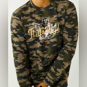 True Religion Camouflage Sweater